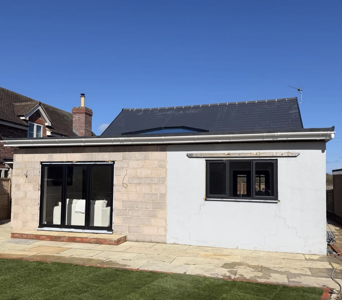 Render in progress on a newly extended property